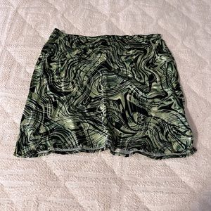 Groovy mini skirt from Topshop